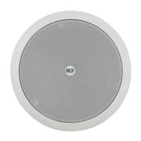 rcf PL60 Manual De Uso Y De Instalación