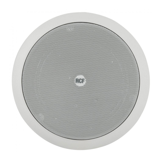 rcf PL60 Manual De Uso Y De Instalación
