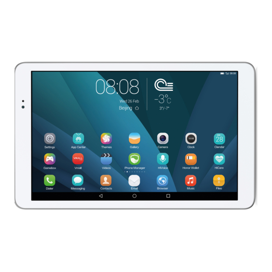 Huawei MediaPad T1 10 Guia De Inicio Rapido