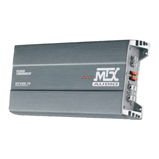 MTX Audio RT500.1D Manual De Usuario
