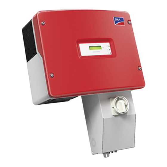 SMA SUNNY BOY 3000‑US Instrucciones De Uso