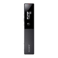 Sony ICD-TX660 Guia De Ayuda