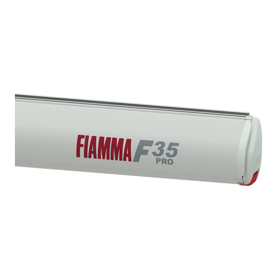 Fiamma F35 PRO 180 Instrucciones De Montaje Y Uso