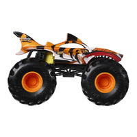 Mattel HOT WHEELS MONSTER TRUCKS TIGER SHARK Instrucciones