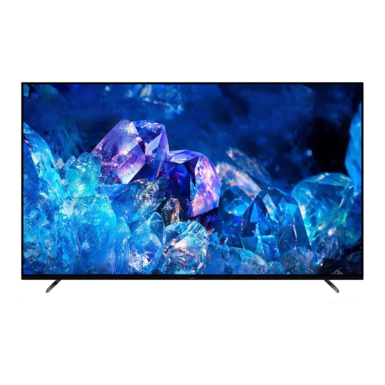 Sony BRAVIA XR-65A80K Manuales