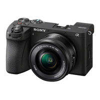 Sony ILCE-6700 Guia De Ayuda