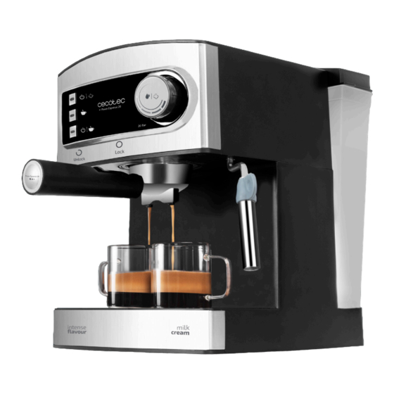 cecotec Cumbia POWER ESPRESSO 20 Manual De Instrucciones