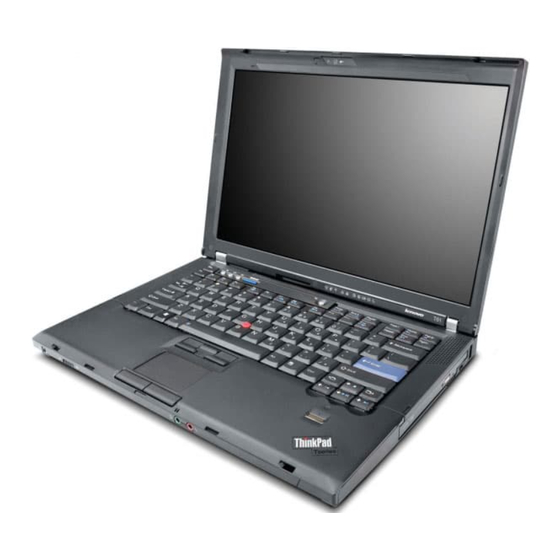 Lenovo ThinkPad T61 Manual De Instrucciones
