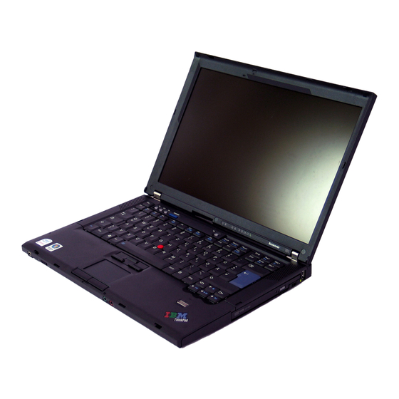 Lenovo ThinkPad T61 Manual De Instrucciones