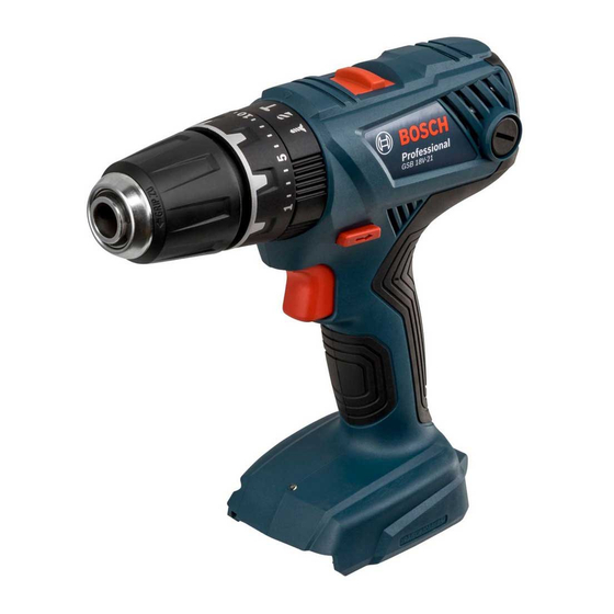 Bosch GSR | GSB Professional 18V-21 Manual Original