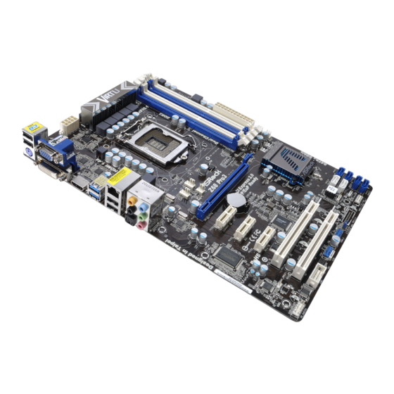 ASROCK Z68 Pro3 Guía Rápida De Instalación