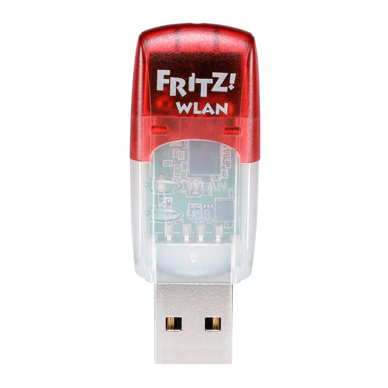 AVM Fritz!WLAN Stick AC430 MU-MIMO Manual Del Usuario