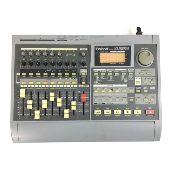 Roland VS-880EX Manual Del Usuario