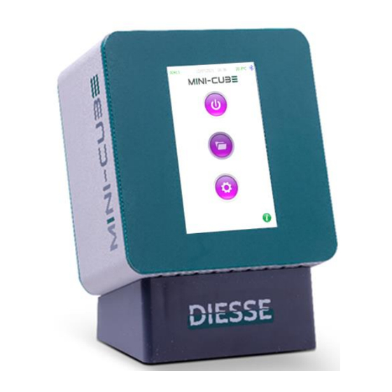 Diesse MINI-CUBE Manual Del Usuario