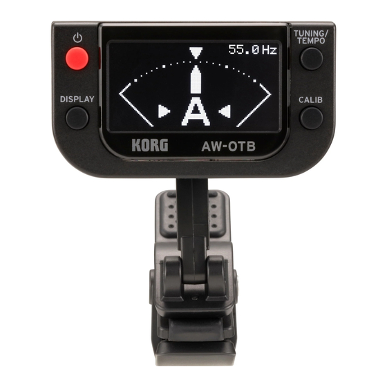 Korg AW-OTG Manual De Usuario