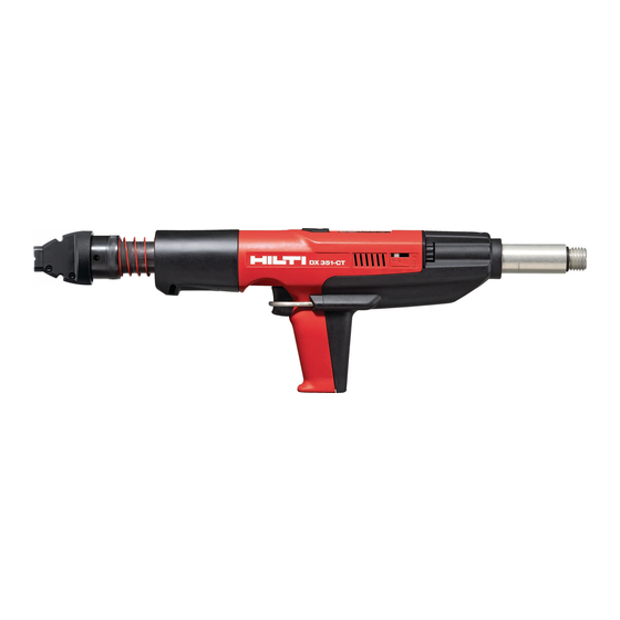 Hilti DX 351-CT Manual De Instrucciones