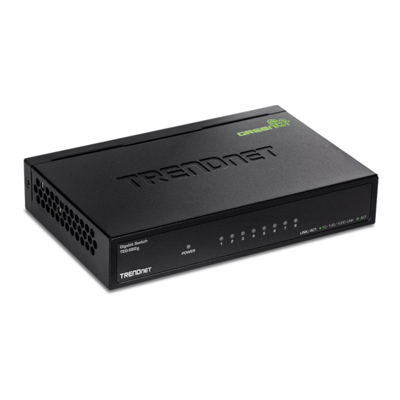 TRENDnet TEG-S81g Guía De Instalación Rápida