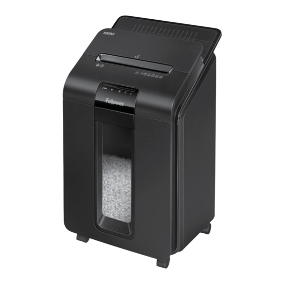 Fellowes AutoMax 100M Manual De Instrucciones