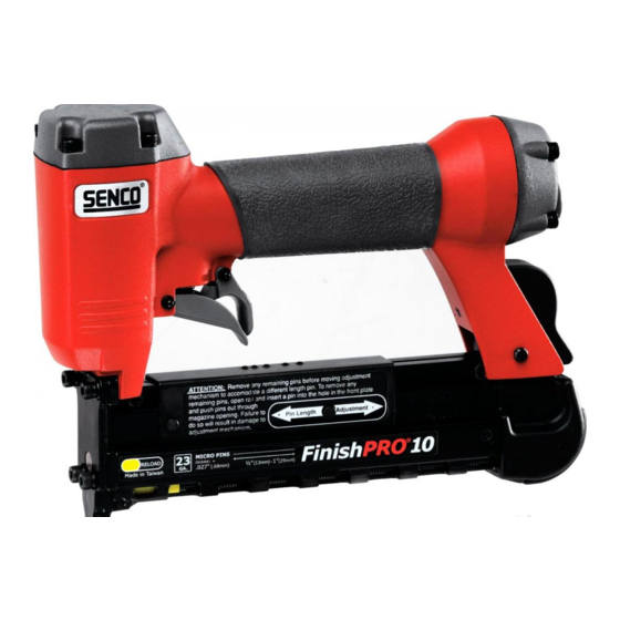 Senco FinishPro 10 Manuales