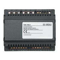 SSS Siedle FSM740-02 Informacion De Producto