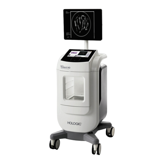 Hologic Faxitron Trident HD Guía De Referencia Rápida