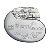 St. Jude Medical Sustain XL Serie Manual Del Usuario