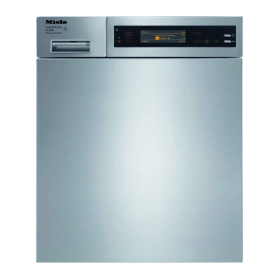 Miele W 2859i WPM SUPERTRONIC Instrucciones De Manejo