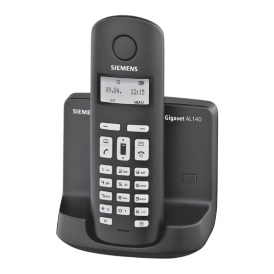 Siemens Gigaset AL140 Manual Del Usuario