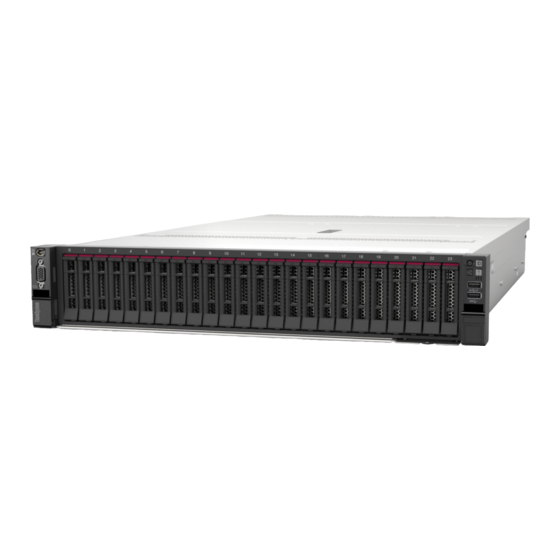 Lenovo ThinkSystem SR665 V3 Instrucciones