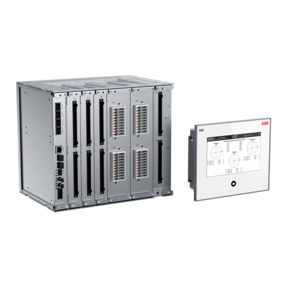 ABB RELION REX640 Manual De Instalación