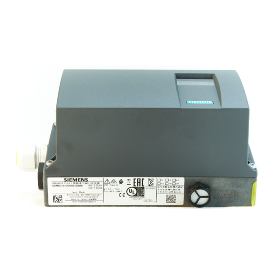 Siemens SIPART PS2 6DR50 Manuales