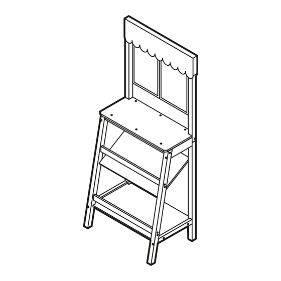 imagi bul WOODEN GREEN MARKET & THEATRE STAND Manual De Instrucciones