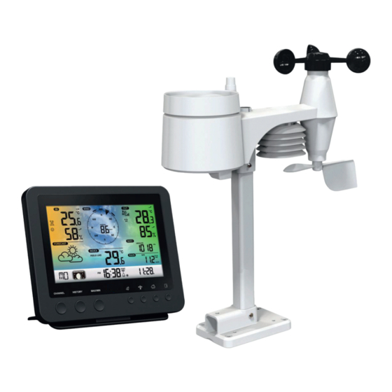 Bresser WI-FI Colour Weather Station + 5in1 Multisensor Manuales