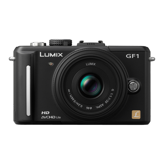 Panasonic Lumix DMC-GF1C Manuales