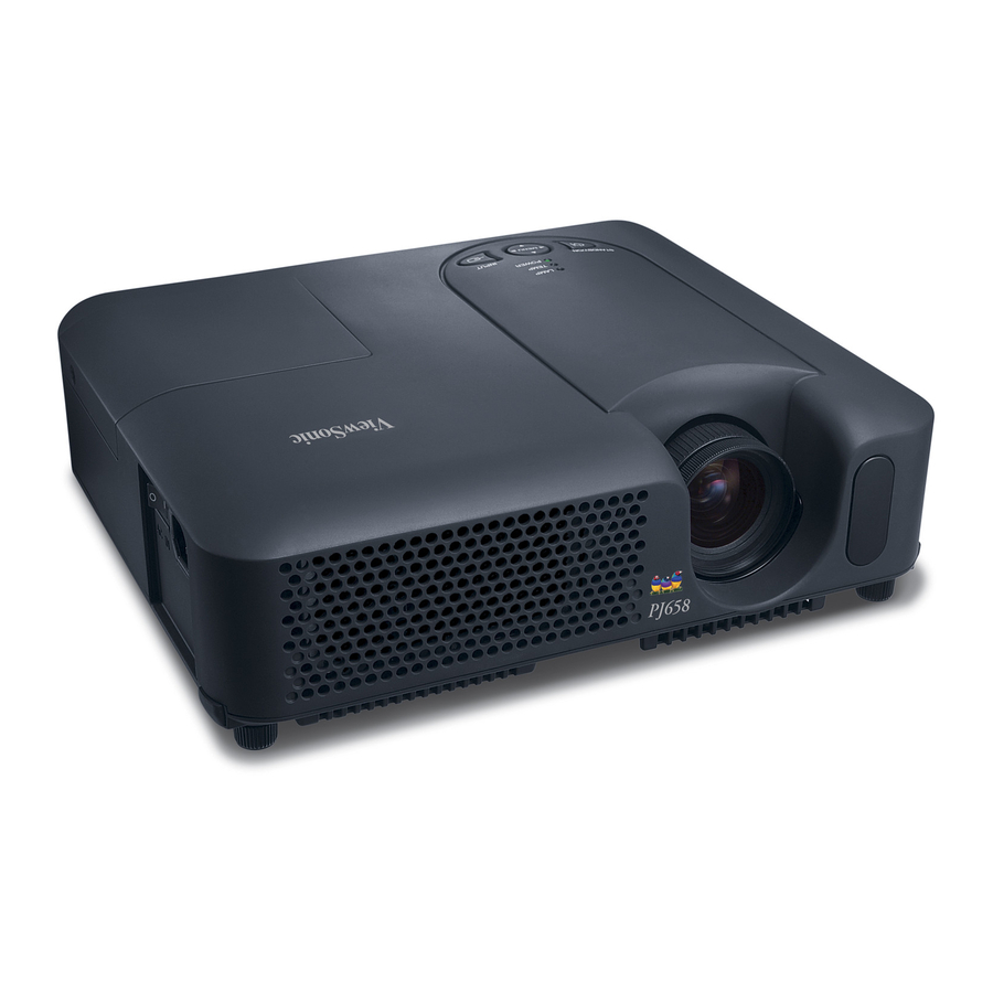 ViewSonic PJ658 Guia Del Usuario