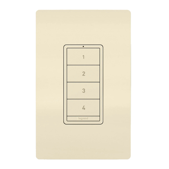 LEGRAND WNRCB40 Guia De Inicio Rapido