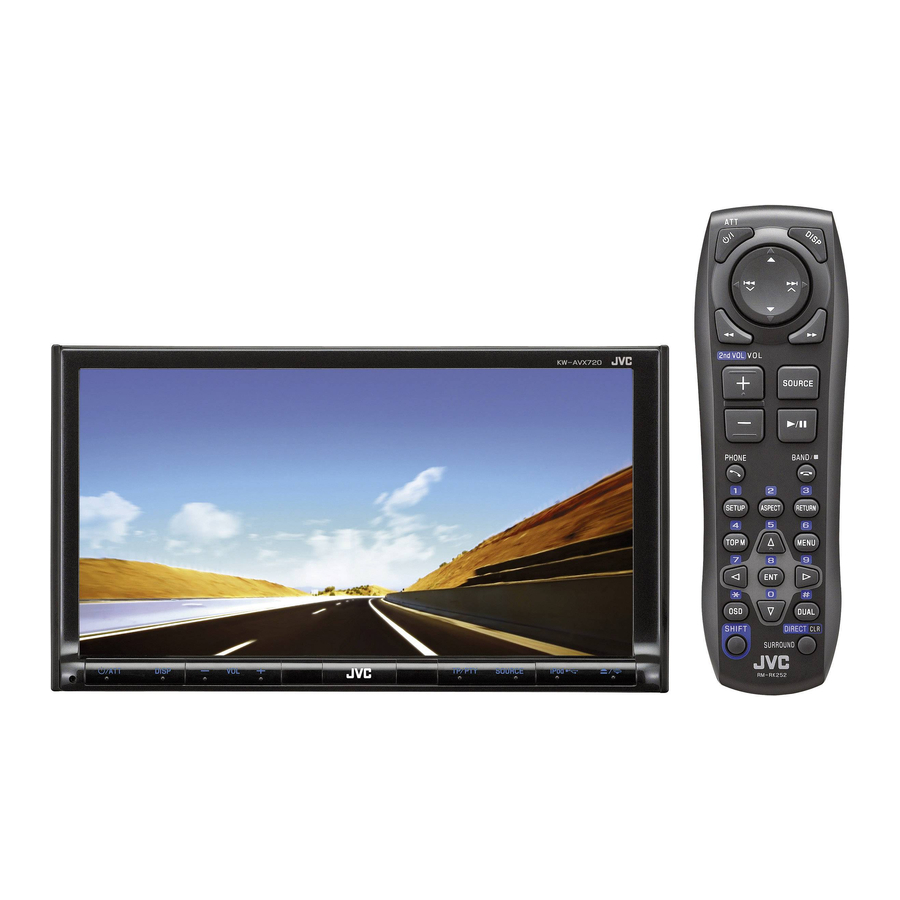 JVC KW-ADV792 Manual De Instrucciones