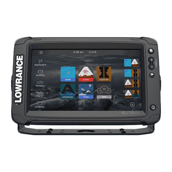 Lowrance Elite Ti2 Guía Rápida