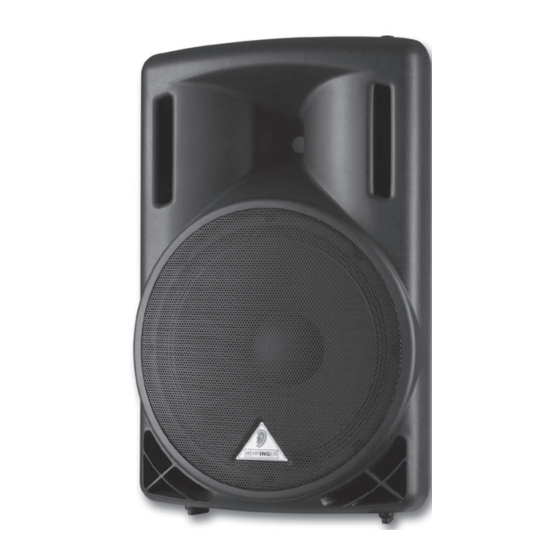 Behringer EUROLIVE B212A Manual De Instrucciones