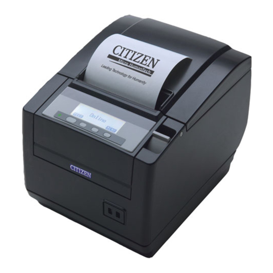 Citizen CT-S801 Manual De Usuario