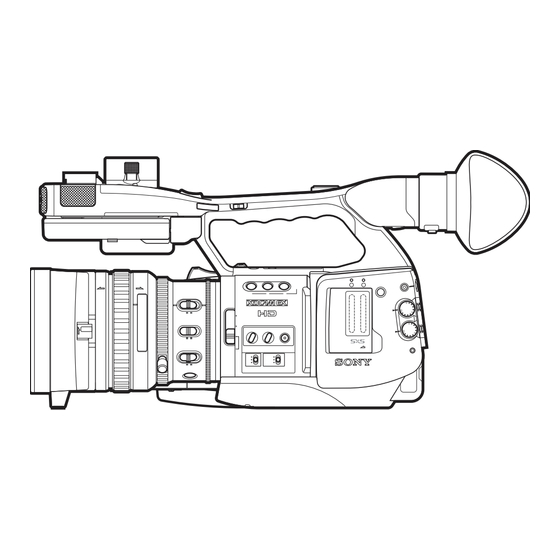 Sony PMW-EX1R Manual De Instrucciones