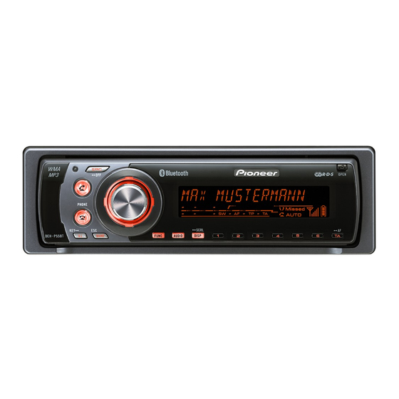 Pioneer DEH-P55BT Manual De Instrucciones