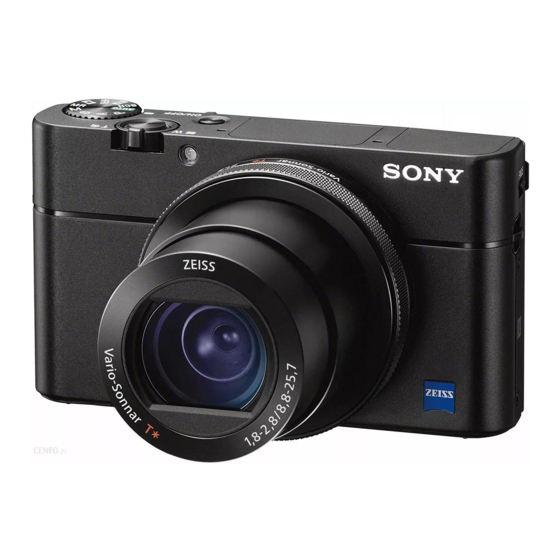 Sony Cyber-shot DSC-RX100M5 Manual De Instrucciones