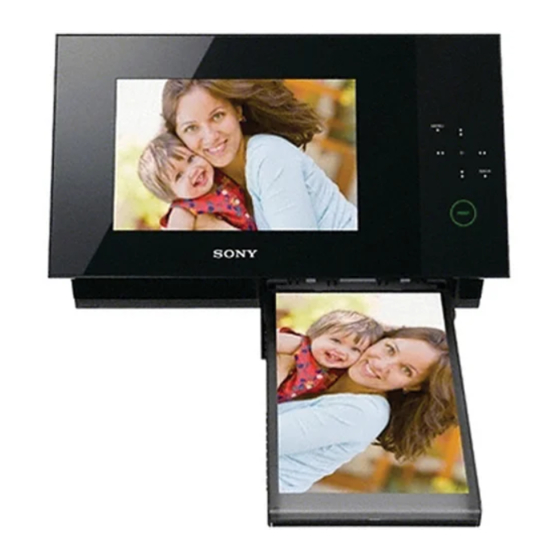 Sony DPP-F700 Manual De Instrucciones