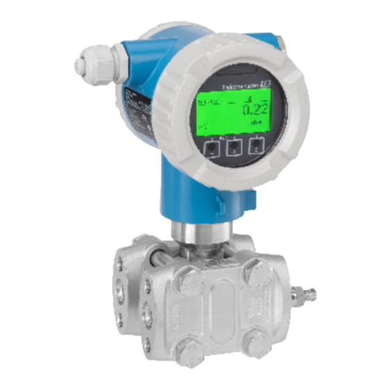 Endress+Hauser Deltabar PMD75B Manual De Instrucciones