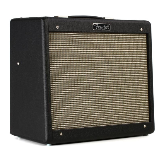 Fender Blues Junior Manuales