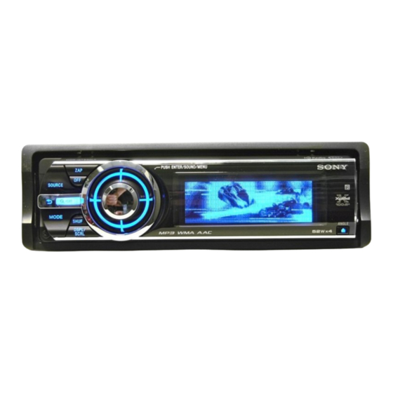 Sony CDX-GT930UI Instrucciones De Uso