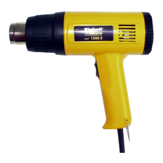 EINHELL Bavaria BHP 1500-2 Manual De Instrucciones