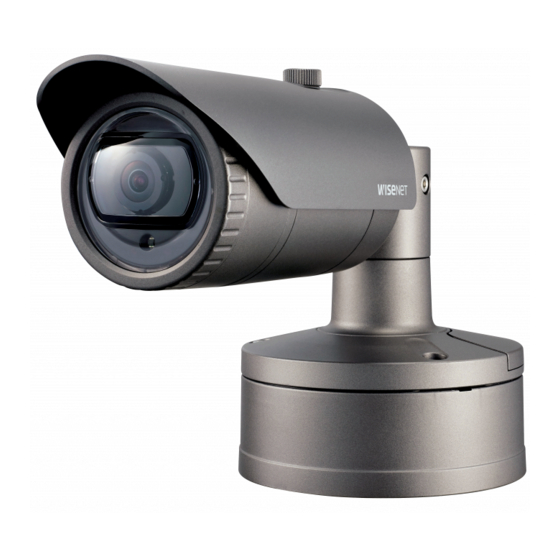 Wisenet XNO-6010R Manual Del Usuario