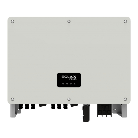 SolaX Power X3-MEGA G2 Guía De Instalación Rápida